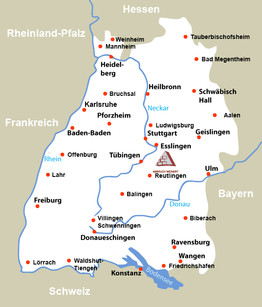 Lageplan Abbruch Weinert in Baden-Württemberg